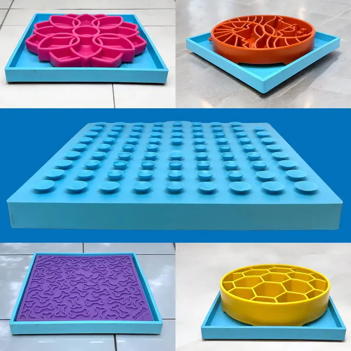 Support à ventouse pour tapis de léchage