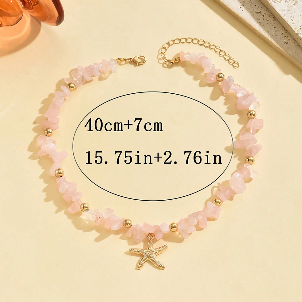 Thumbnail: Fashionable  Natural Seashell Beaded Necklace Shell Pendant Ocean Inspired Jewel