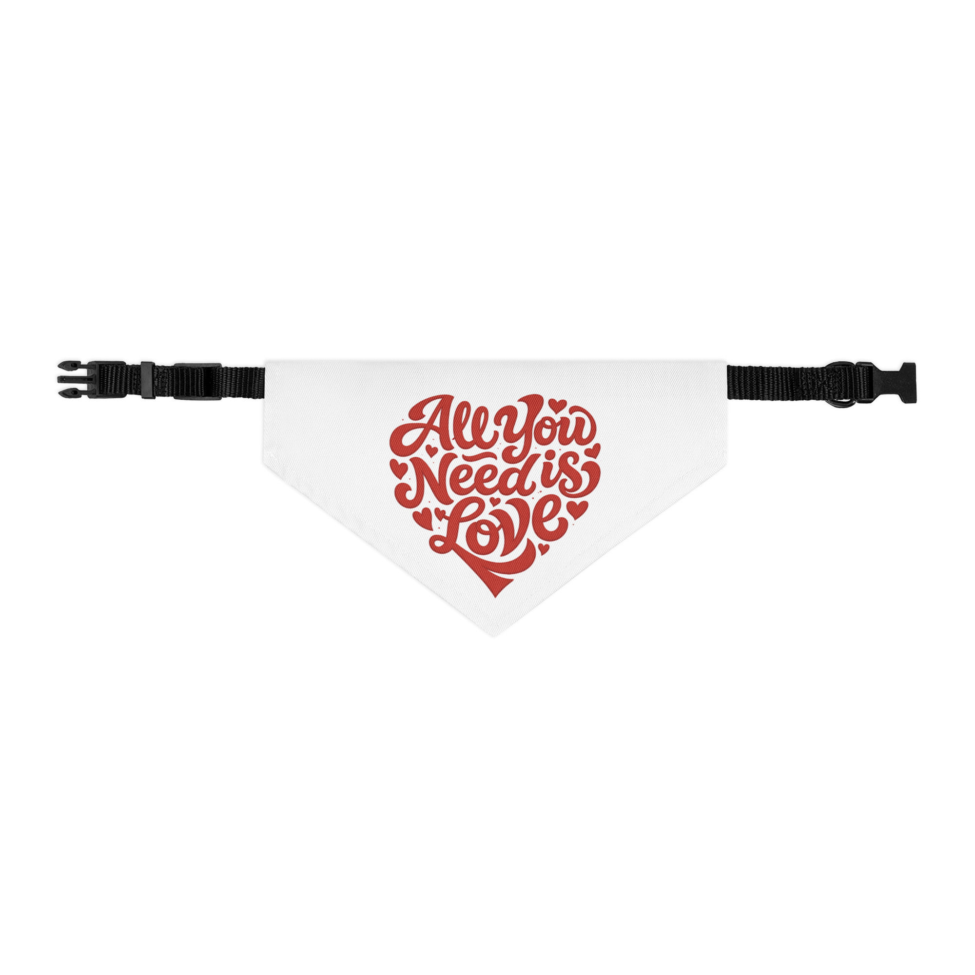 Pet bandana collar - Valentine Theme 2 (Medium)