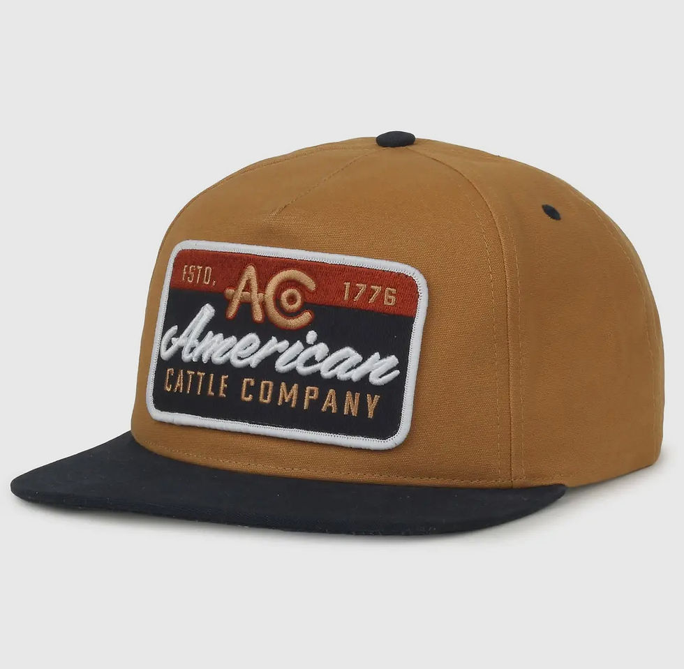 American Cattle Co Patch Hat