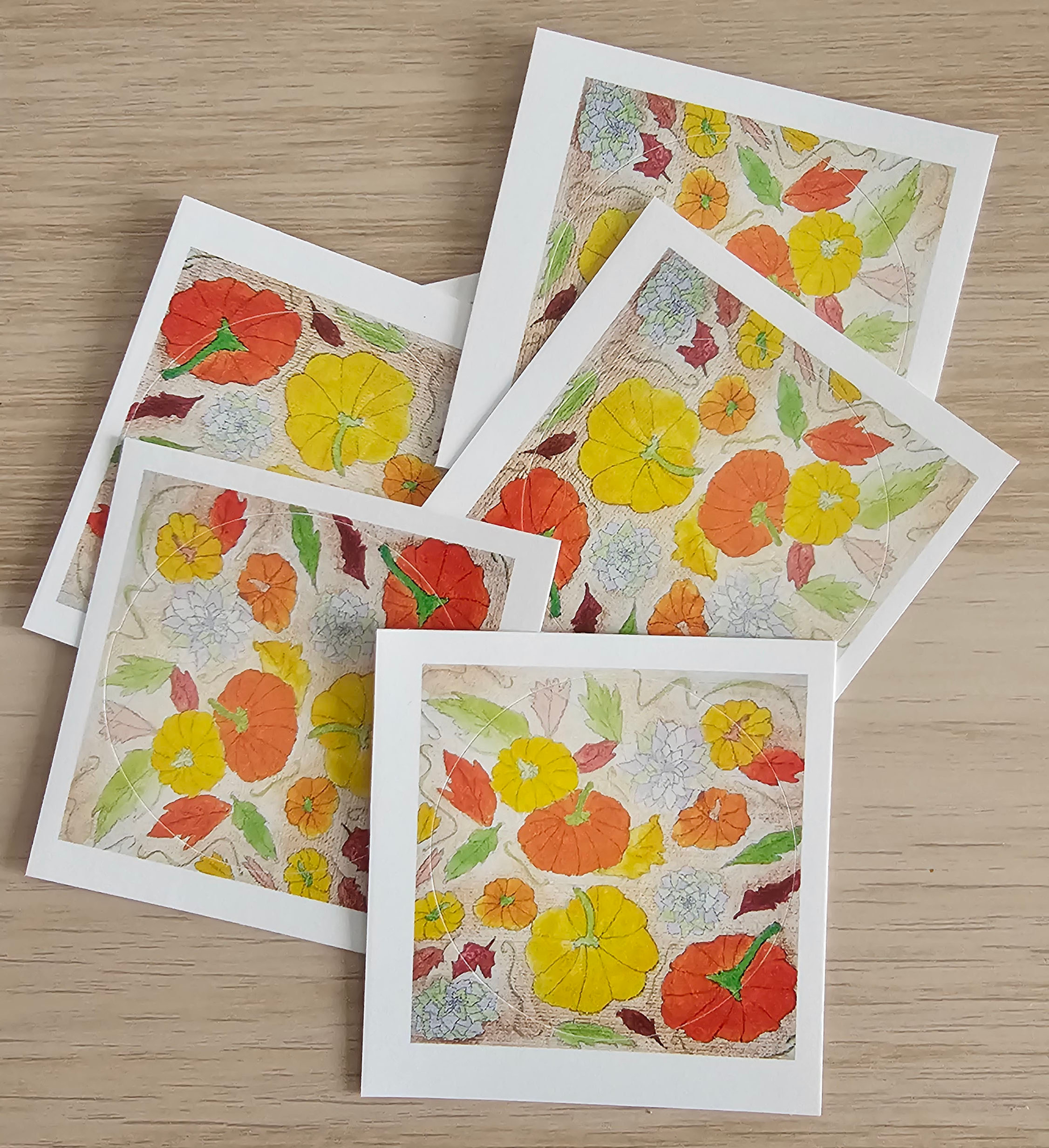 Stickers citrouilles-Automne
