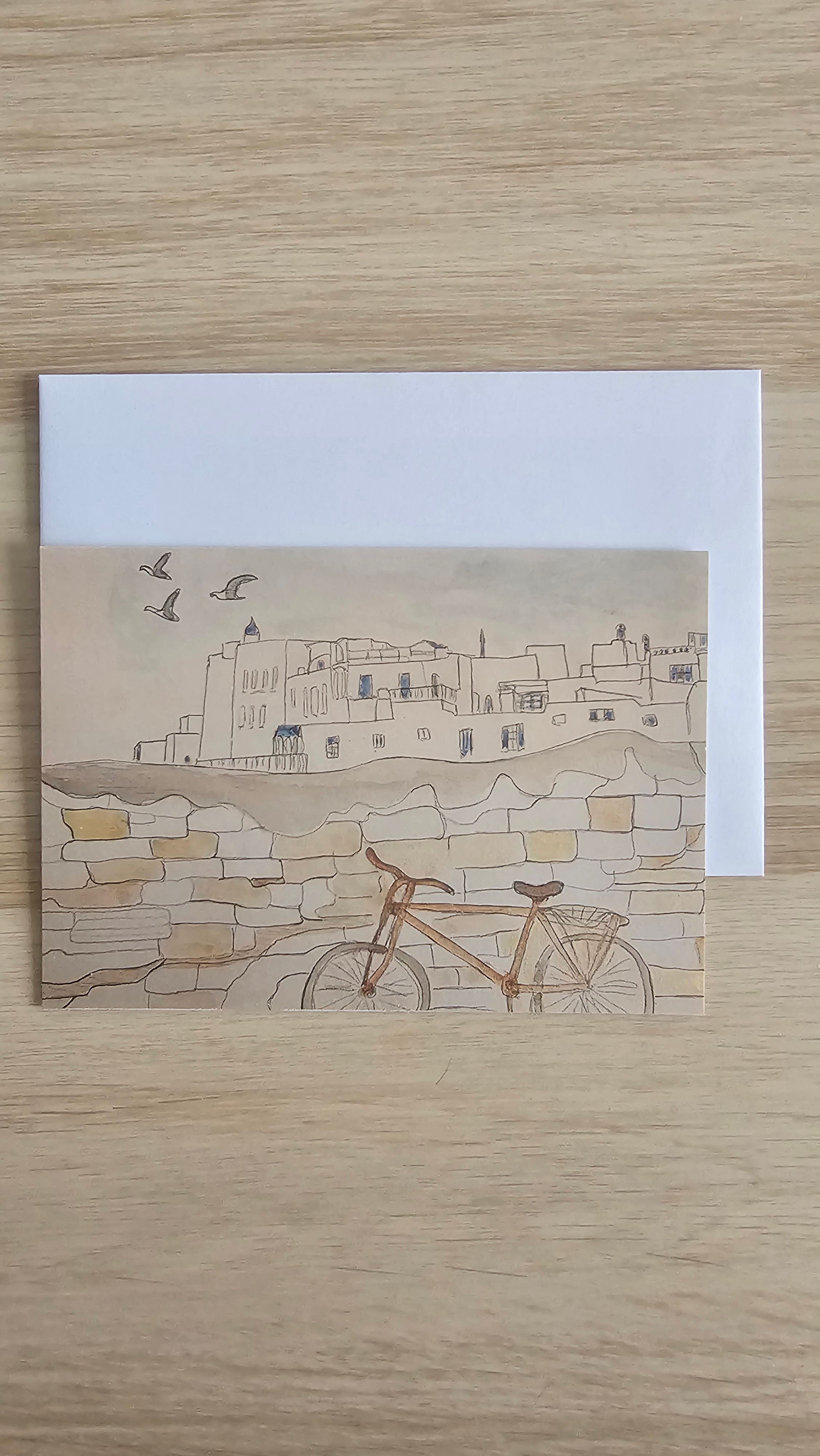 Carte illustrée "paysage"- collection paysage