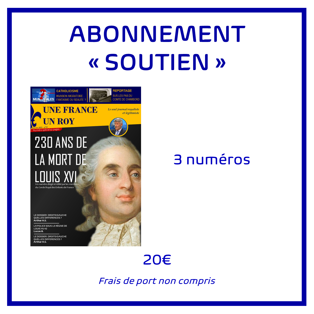 Abonnements journal UFUR