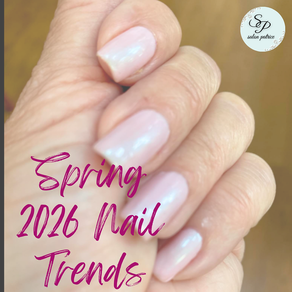 A hand showing off a milky, light pink manicure