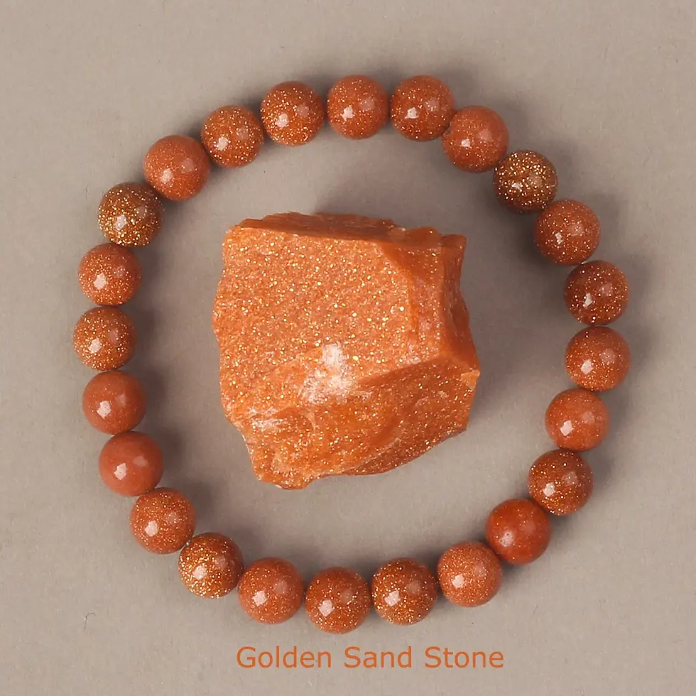 Thumbnail: Natural Pyrite Stone Bracelet – Unleash Healing Energy and Promote Well-being
