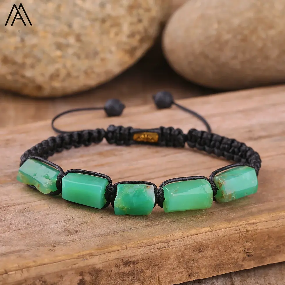 Thumbnail: RadiantGuard: Natural Black Tourmaline EMF Shield Bracelet