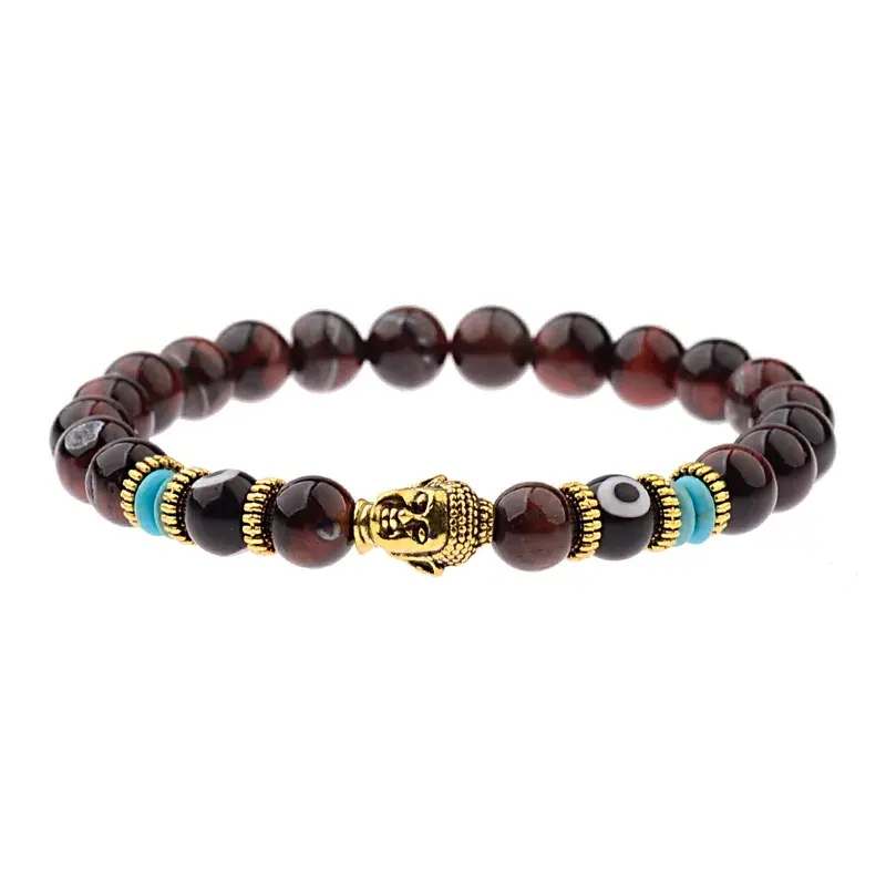 Thumbnail: onian Mystique: The Timeless Weathering Agate Protector Bracelet