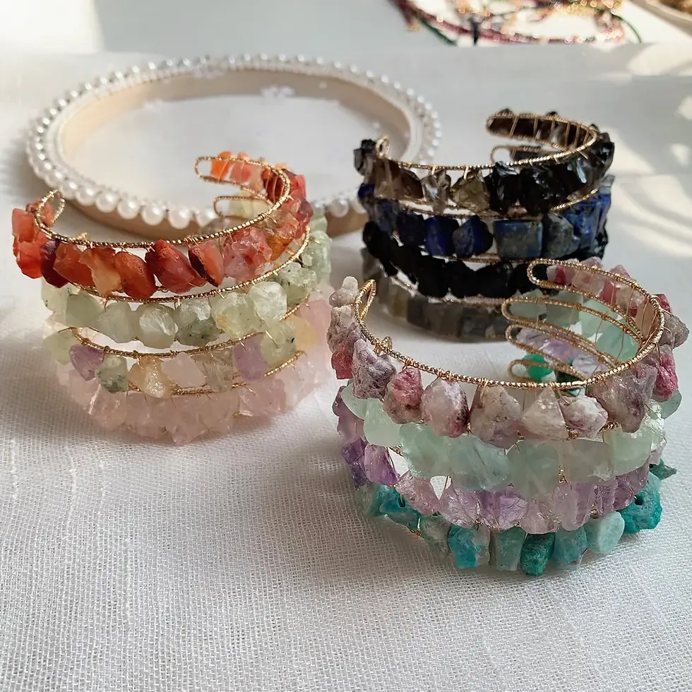 Thumbnail: Vitality Stones: The Elemental Shield Bracelet Series