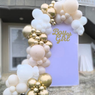 Ασύμμετρη γιρλάντα  Gender Reveal