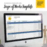 Scope of Works Excel Template