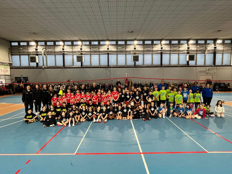Concentramento Mini volley red, white e green