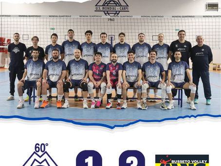 Serie C Maschile: RENOVA MONDIAL - AKOMAG BUSSETO 1 - 3