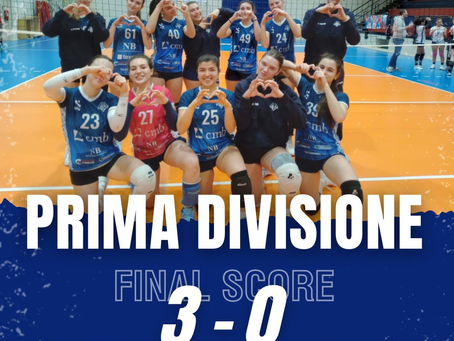 Prima divisione: Nonantola - Mondial 3-0 (25-12, 25-16, 25-13)