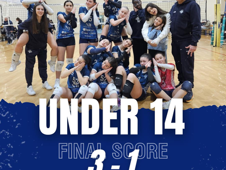 U14 fipav: Mondial-Univolley 3-1 (19/25-25/20-25/14-25/22)