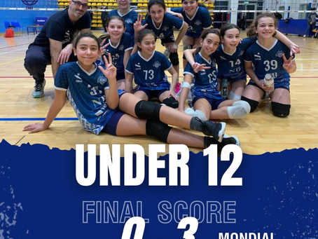 U12: 4x4 MONDIAL - SOLIERA 150 3-0 6x6 UNIVOLLEY - MONDIAL 0-3