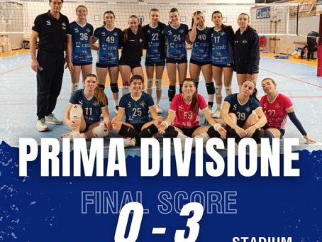 Prima divisione: Mondial - Stadium Mirandola 0-3 (18-25, 17-25, 18-25)