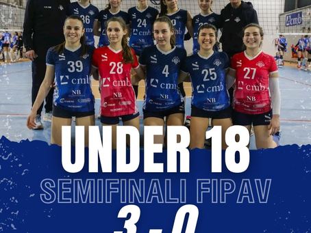 Semifinale U18 fipav: Corlo - Mondial 3-0 (25-19, 25-19, 25-12)