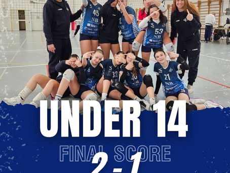 U14 CSI: Basser-Mondial NB 2-1 (25/16-25/19-21/25)