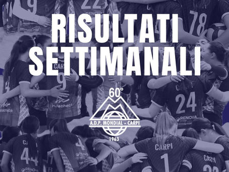 RISULTATI SETTIMANALI: 8-14 Dicembre