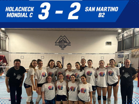 Amichevole Mondial C - San Martino B2 3-2