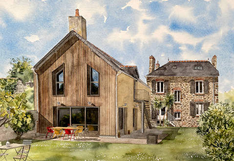 aquarelle personnalisée