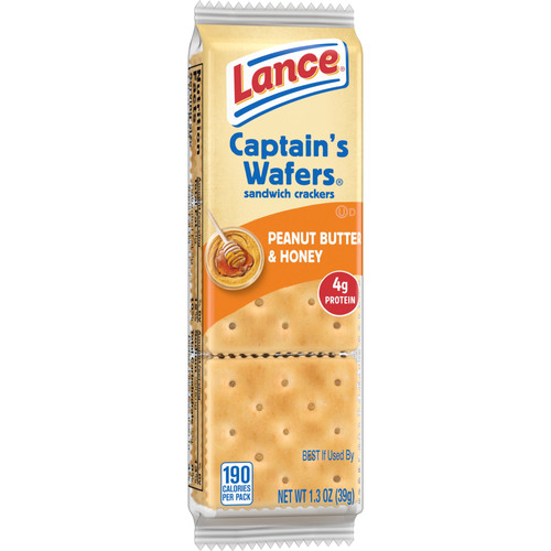 Lance Captain's Wafers Peanut Butter & Honey ( Rvs Solutions