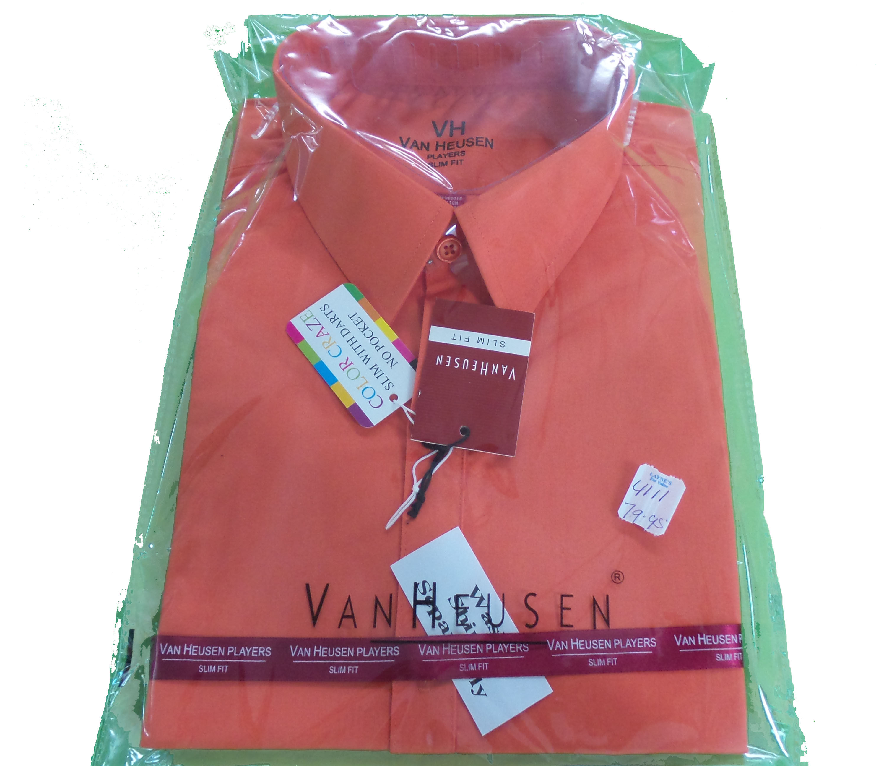 Van Heusen Plain Long Sleeve Slim Fit Shirts