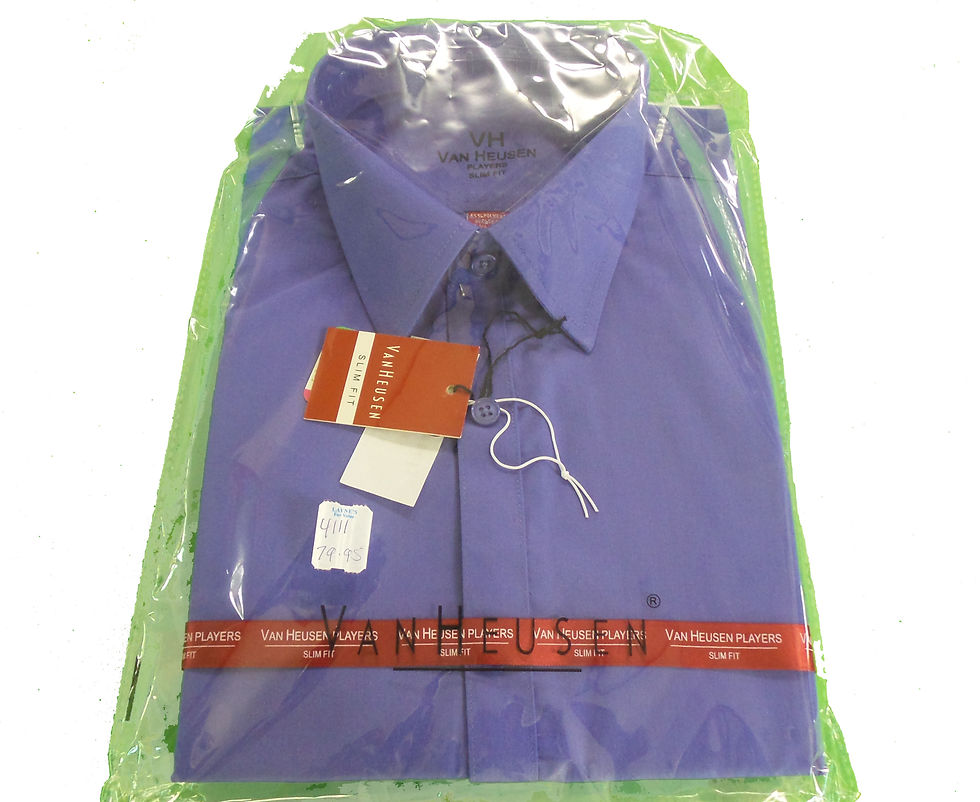 Thumbnail: Van Heusen Plain Long Sleeve Slim Fit Shirts