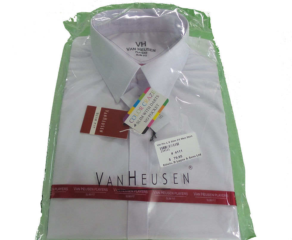 Thumbnail: Van Heusen Plain Long Sleeve Slim Fit Shirts