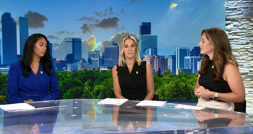9News team discusses Second Wind Fund's impact on lowered rates of youth suicide in Colorado