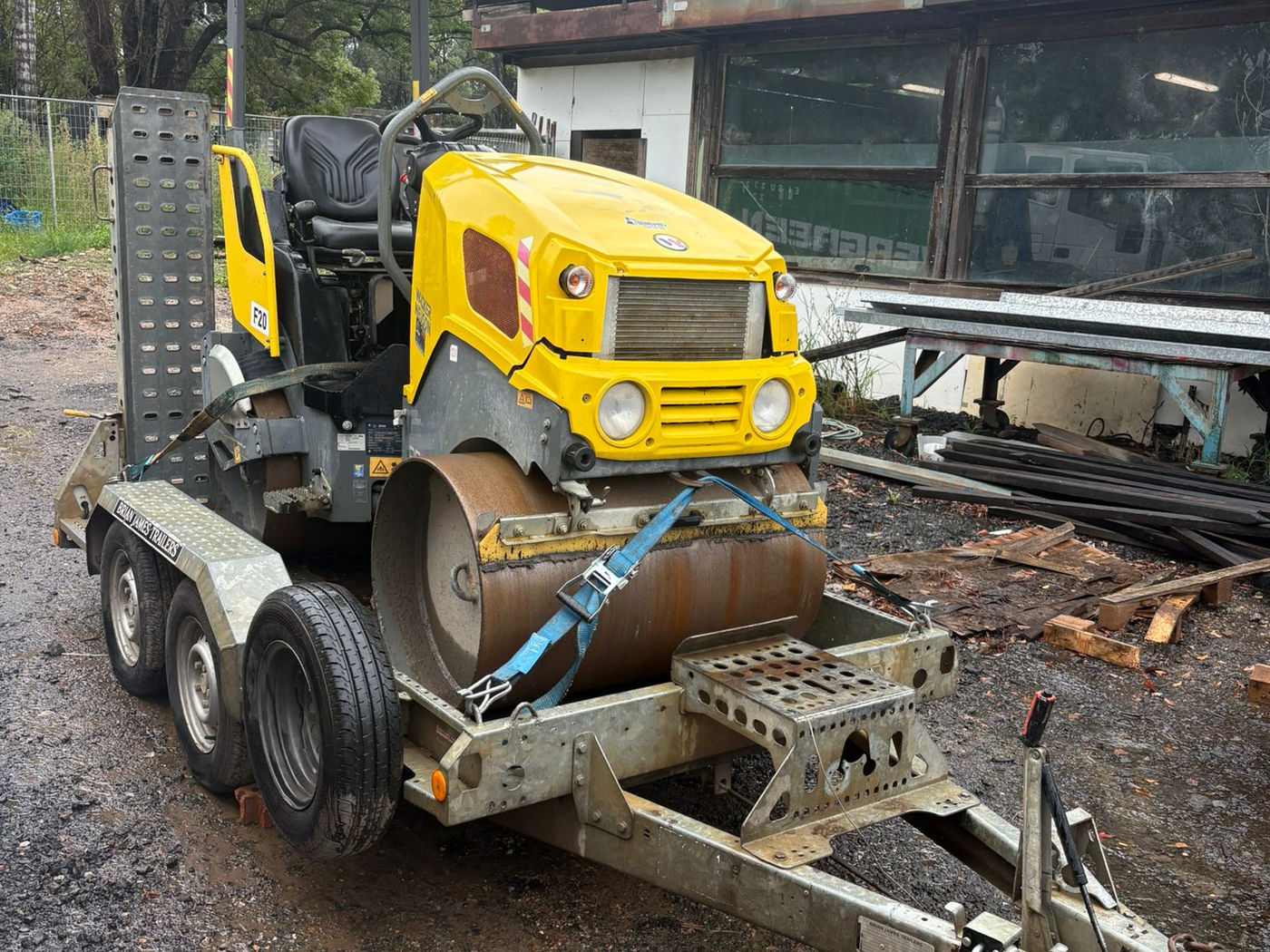 2 t roller at the Full Scope yard