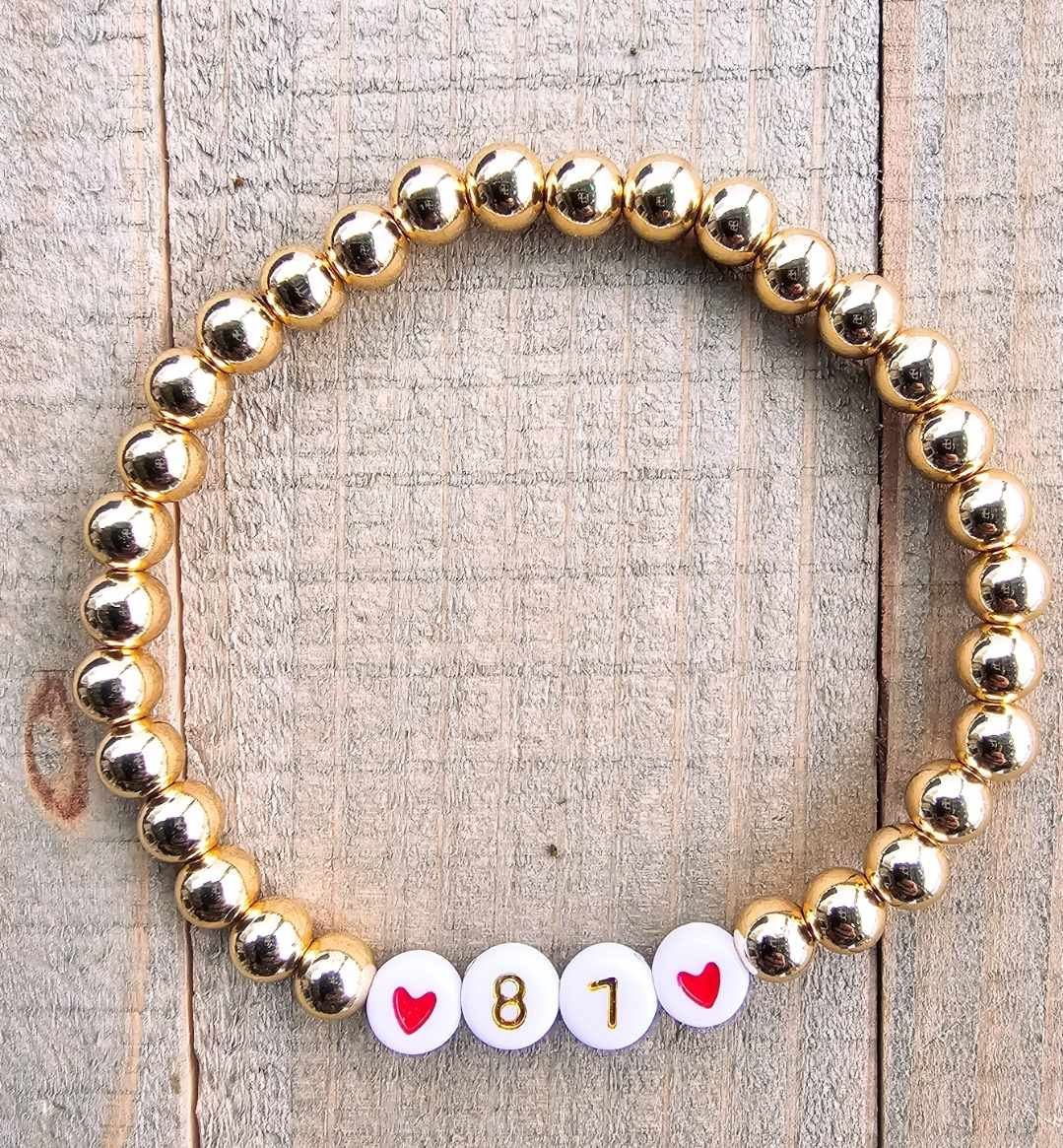 14k Gold-Filled Travis Kelce - Taylor Swift Inspired Bracelet
