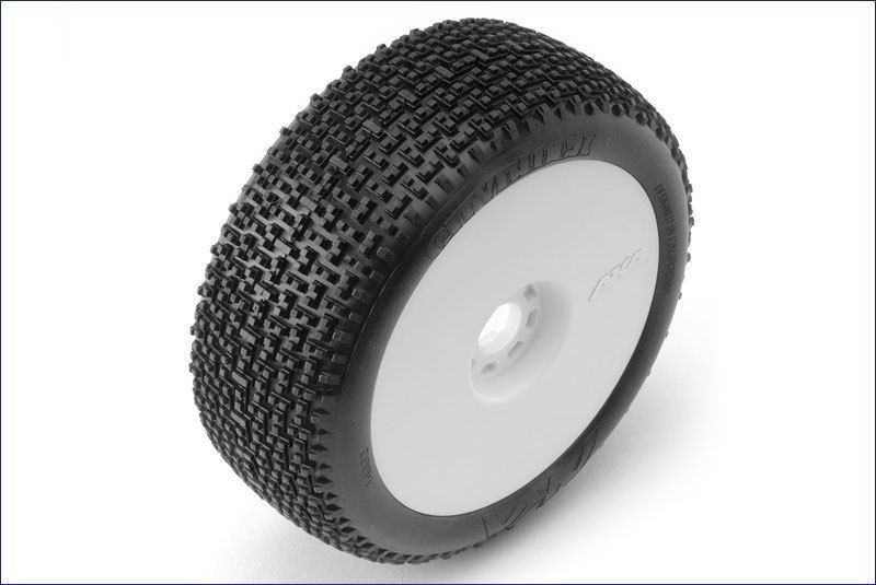 Miniatura: Pneus AKA City Block C/Jante Evo 1/8 Buggy(1 Par)