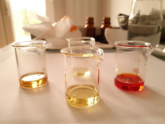 Rouji Perfumes image Top Heart Base Beaker blends