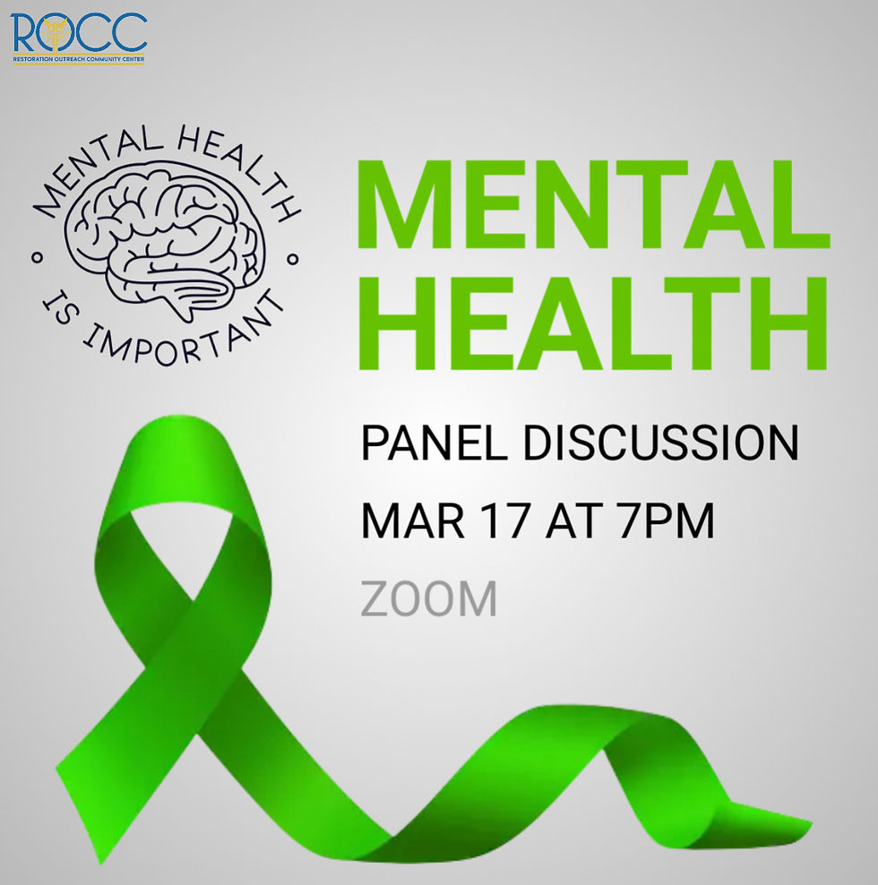 Mental Health Panel Discussion