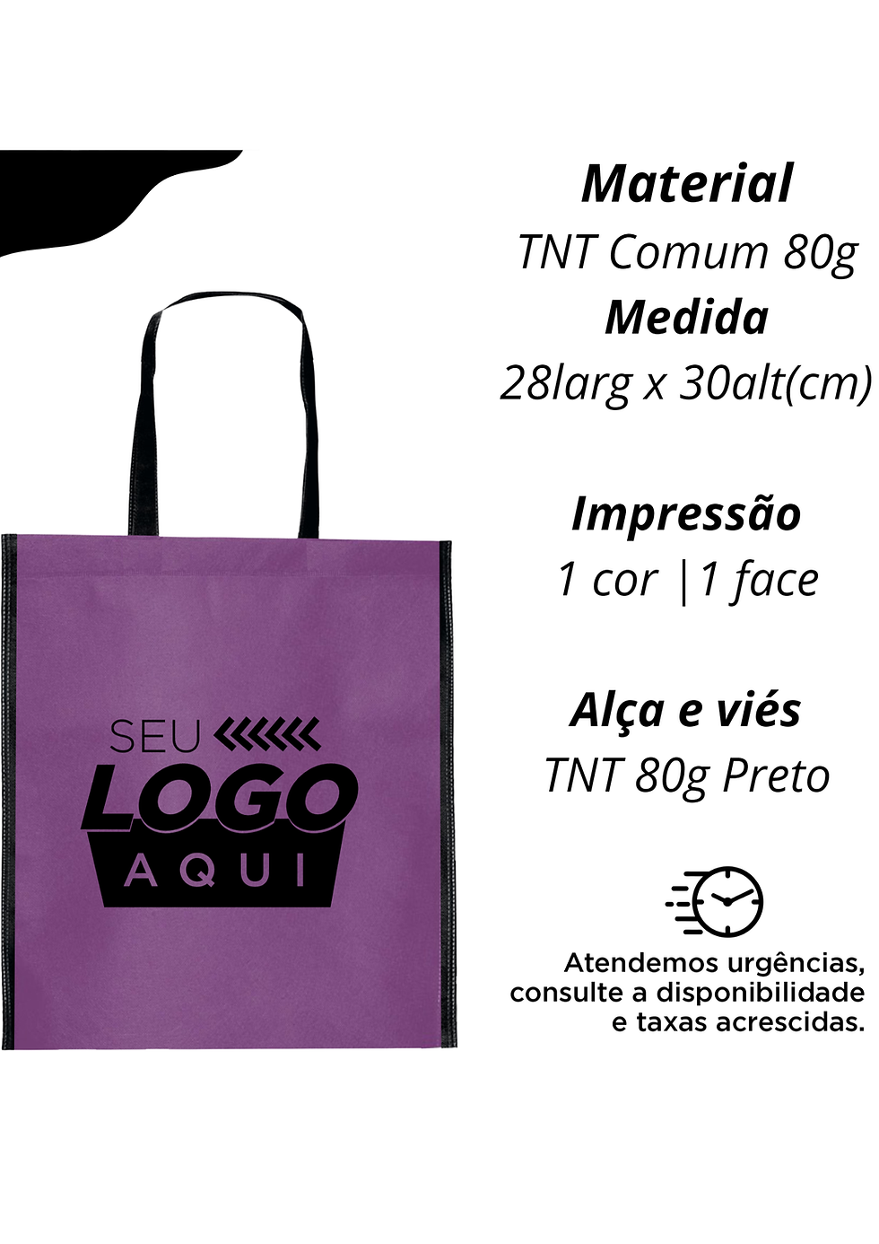 Miniatura: Sacola Tnt Comum Personalizadas Debutantes 28X30