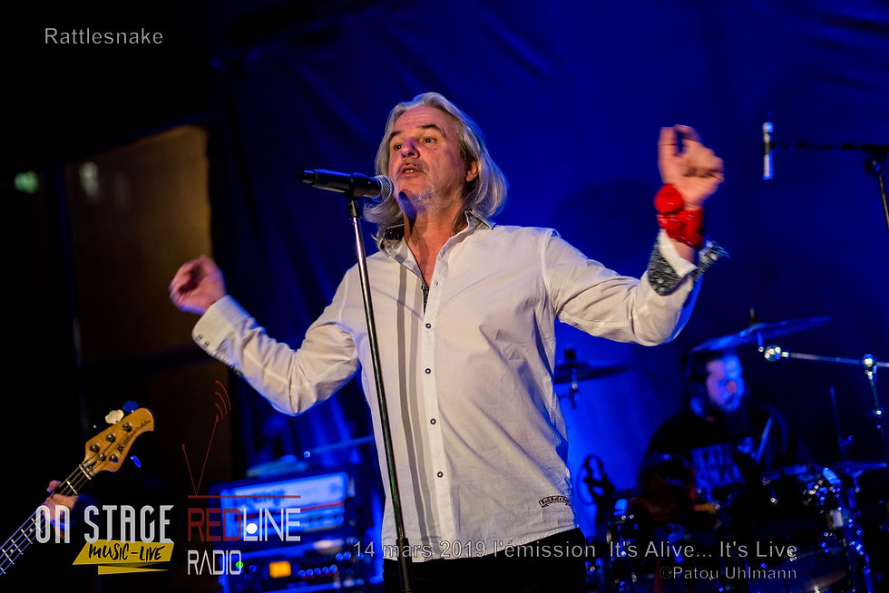 On stage Rattlesnake