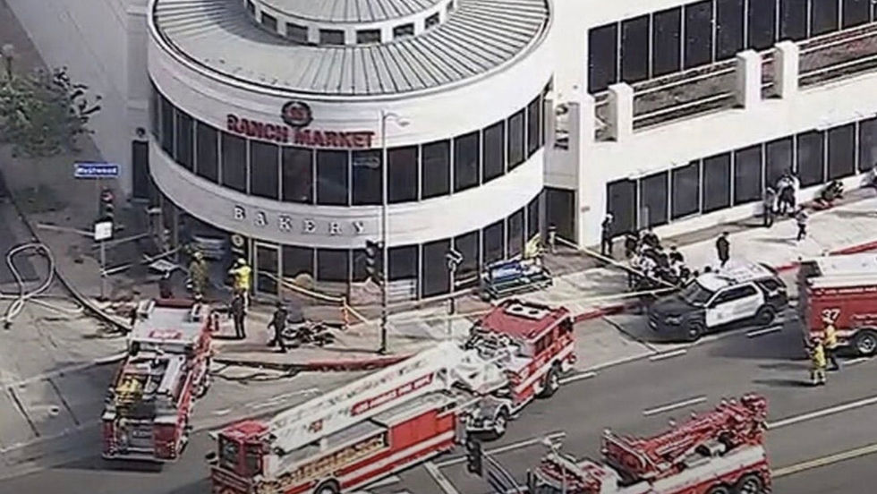 Deadly Car Crash at Los Angeles Grocery Store