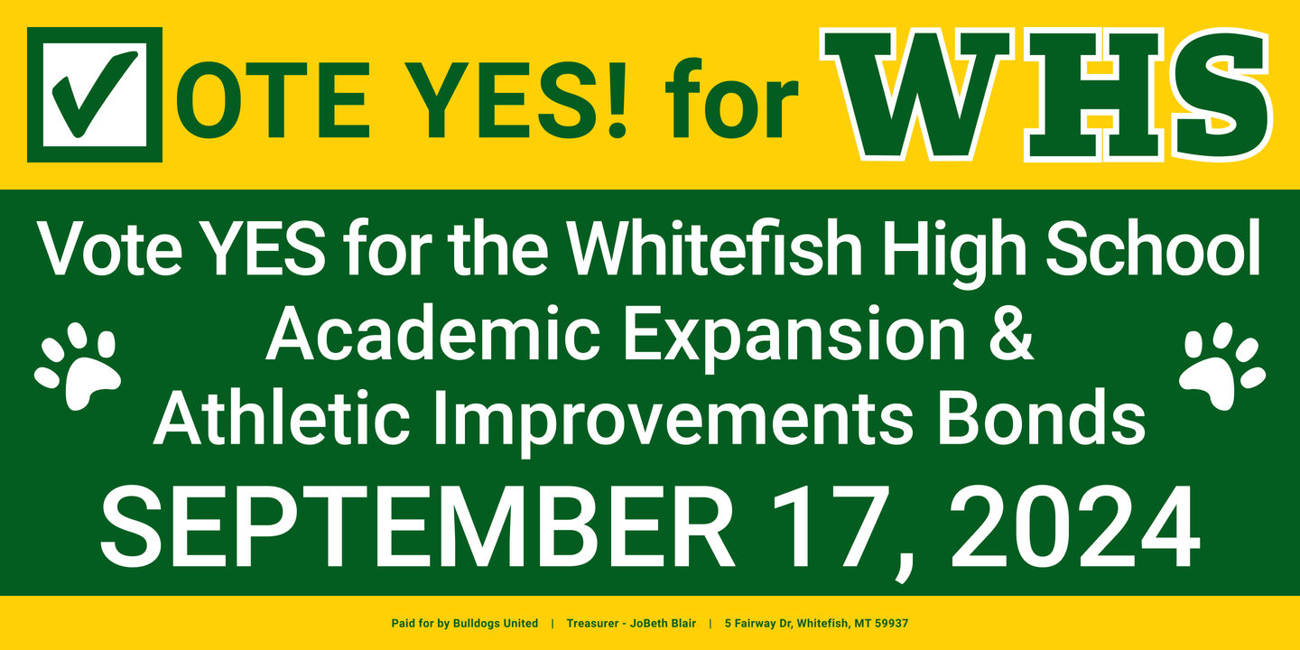 WHS 2024 Bond - 4' x 8' Signage