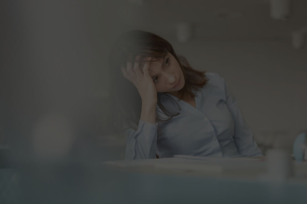 Stressed Office Woman