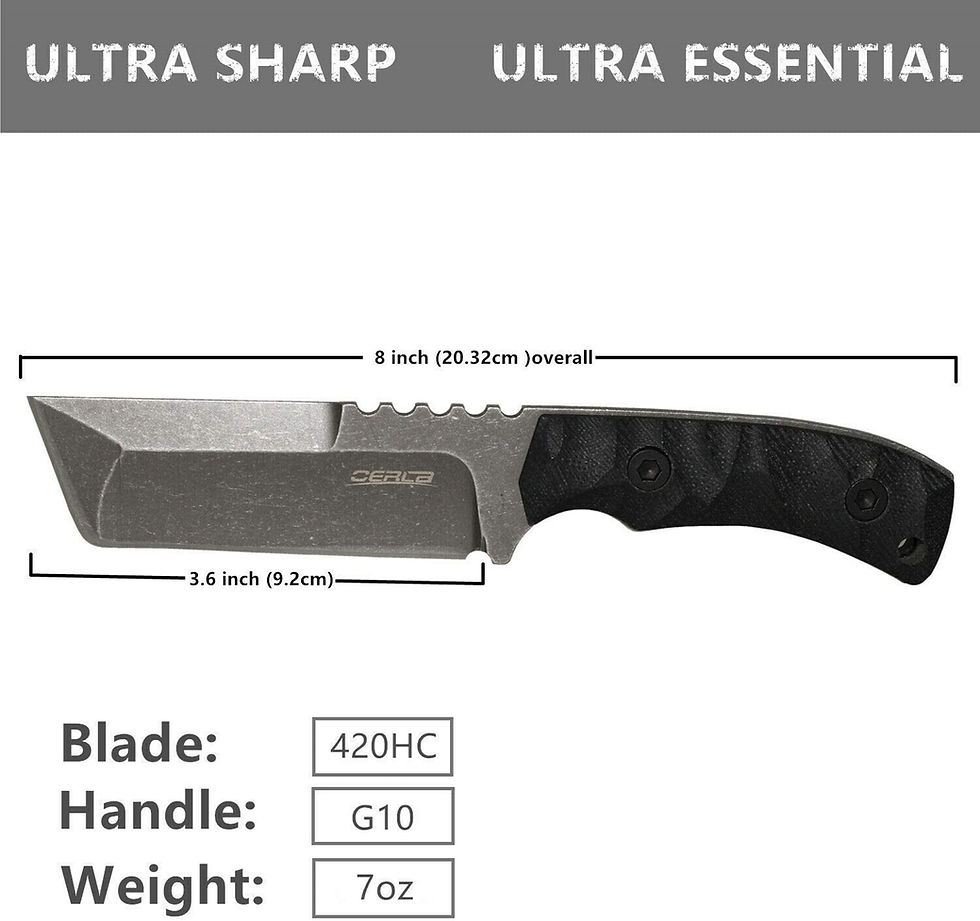 Thumbnail: OERLA OLHM-012 Personalized Engraved Gift Fixed Blade Camping Knife