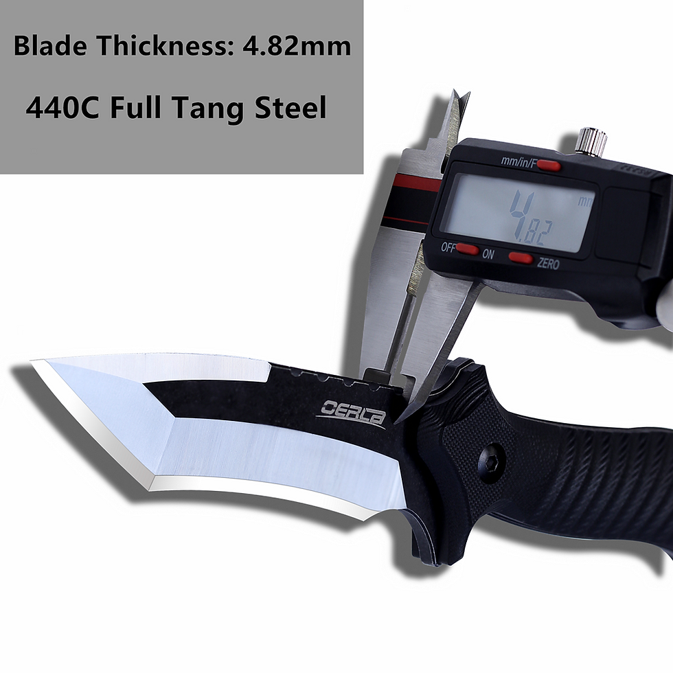 Thumbnail: OERLA OLK-038A Outdoor Camping Fixed Blade Knife