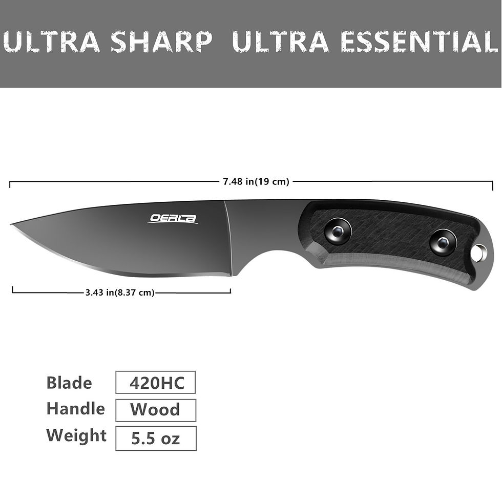 Thumbnail: OERLA OLF-1011 Personalized Engraved Gift Fixed Blade Camping Knife