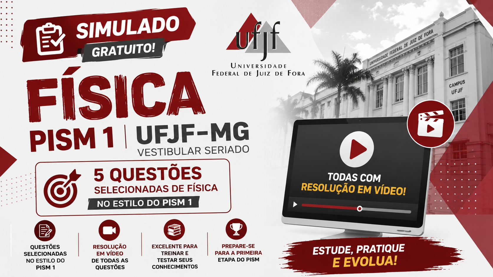 Simulado FÍSICA - PISM 1