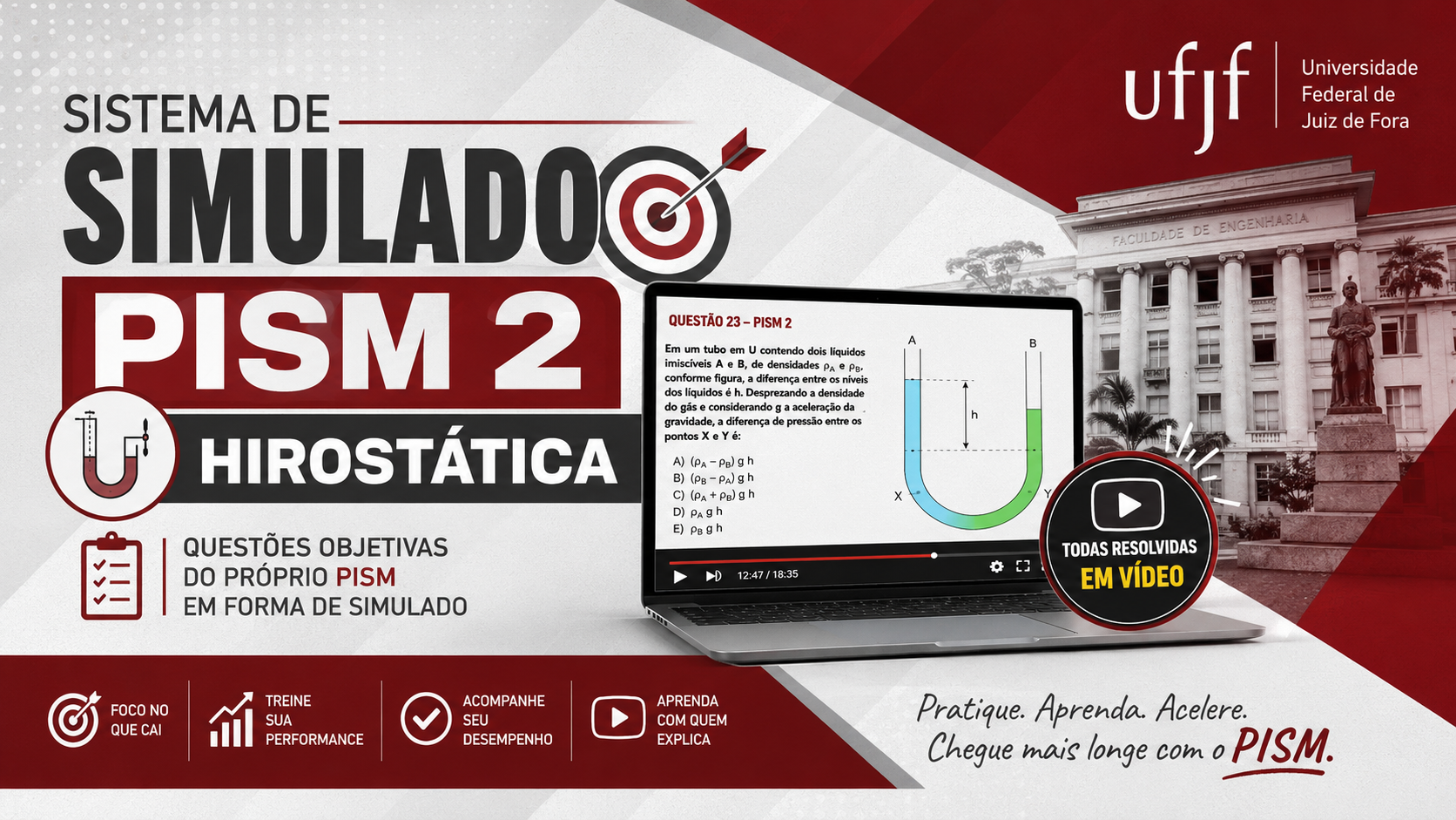 PISM 2 HIDROSTÁTICA - FÍSICA - Questões da prova