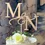 Thumbnail: Double  Monogram Wedding Cake Topper