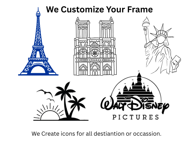 Thumbnail: Double Wooden Photo Frame – Personalized & Custom Design Photo Prints Included