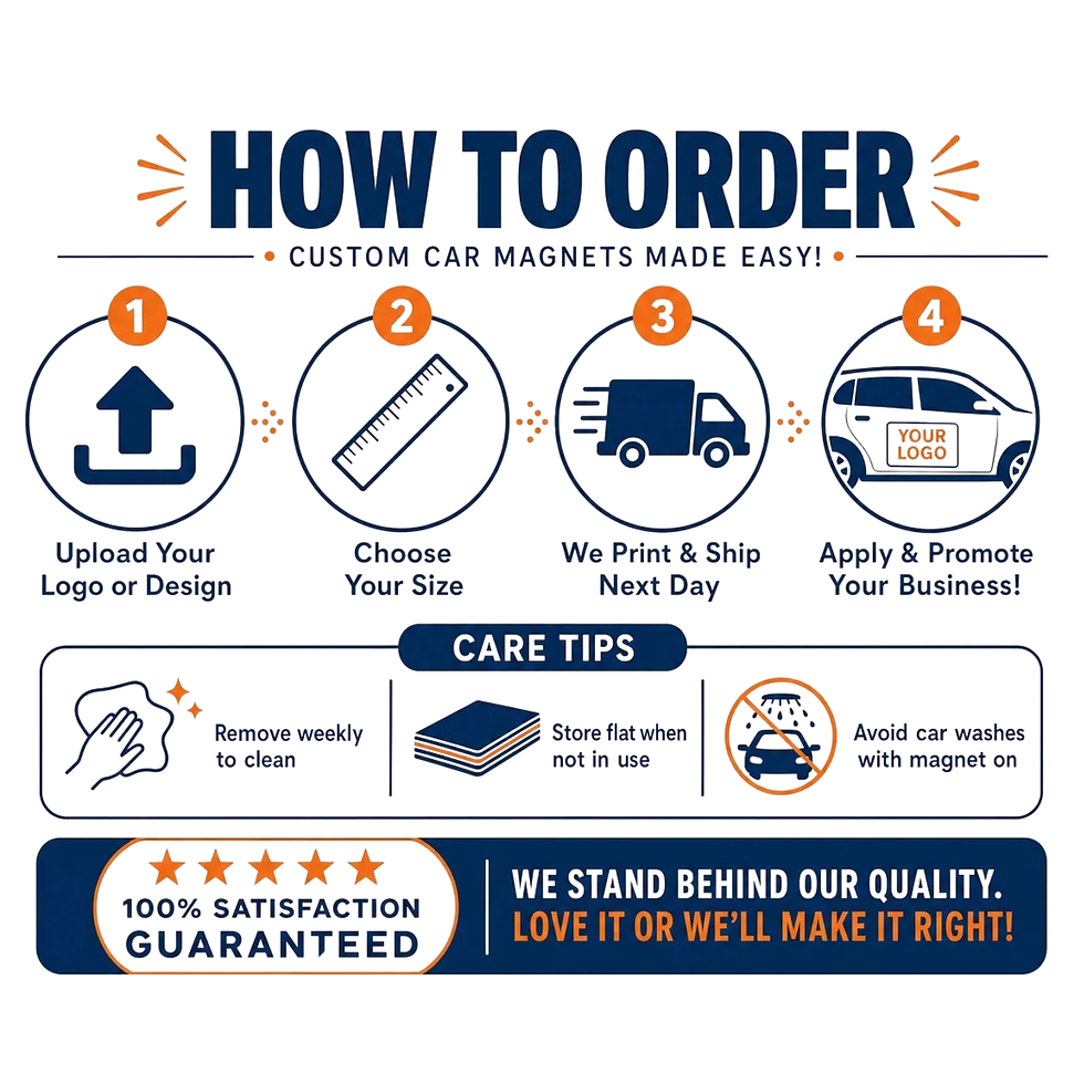 Thumbnail: Custom Car Magnets – Business Logo