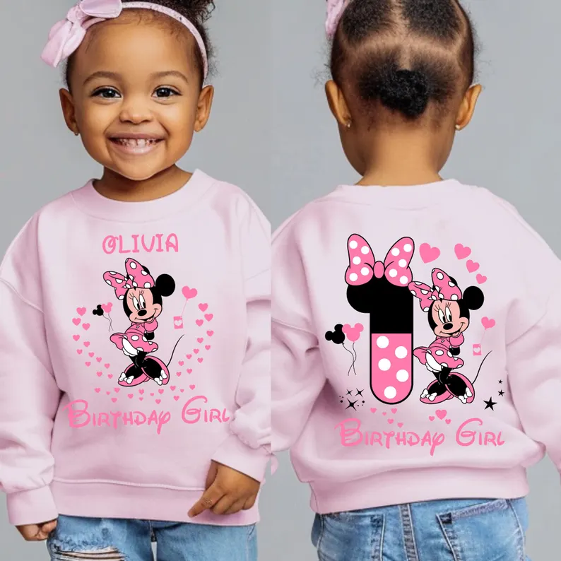Minnie Custom Birthday Sweatshirt