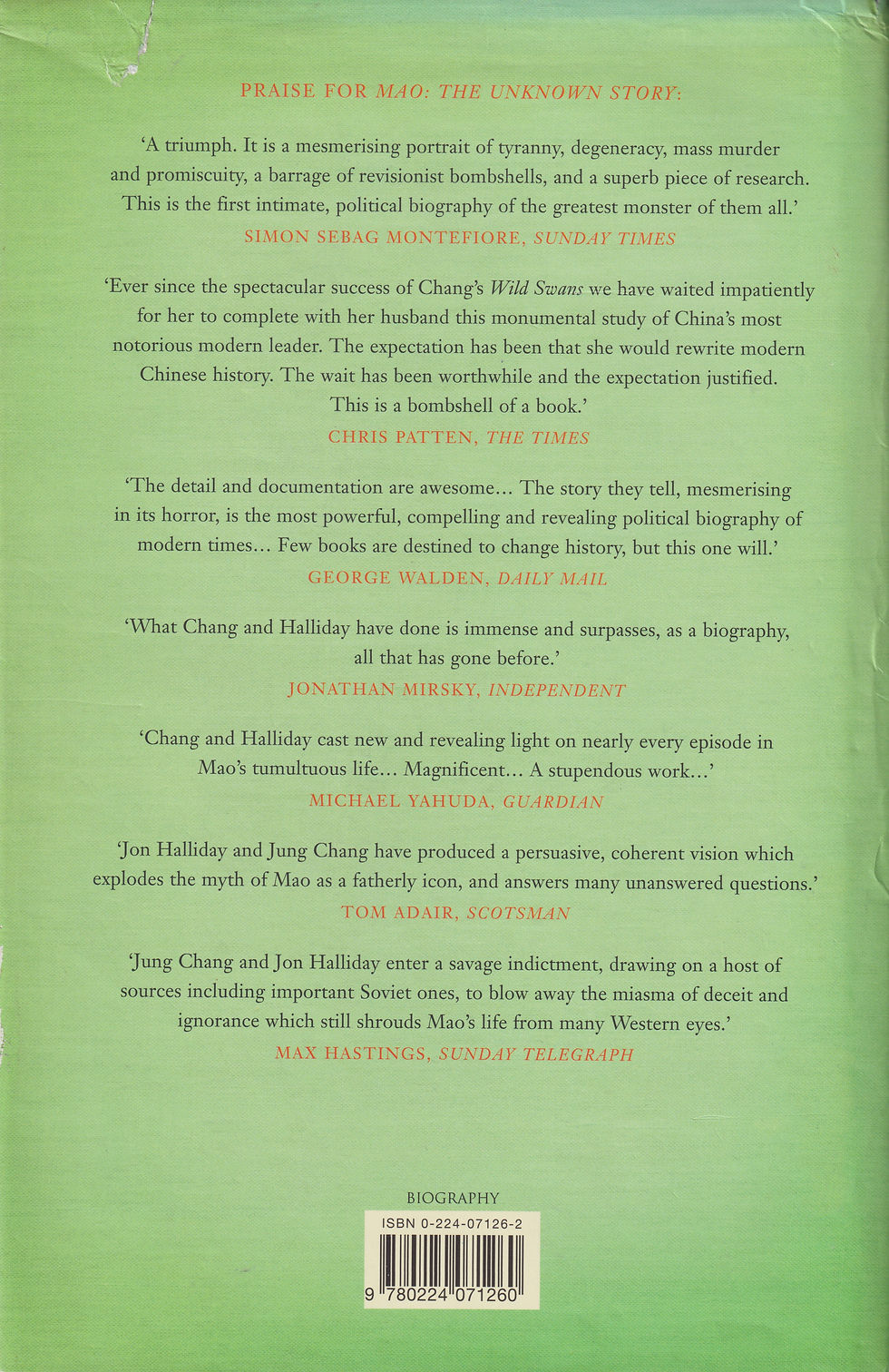 Mao theUnknownStory